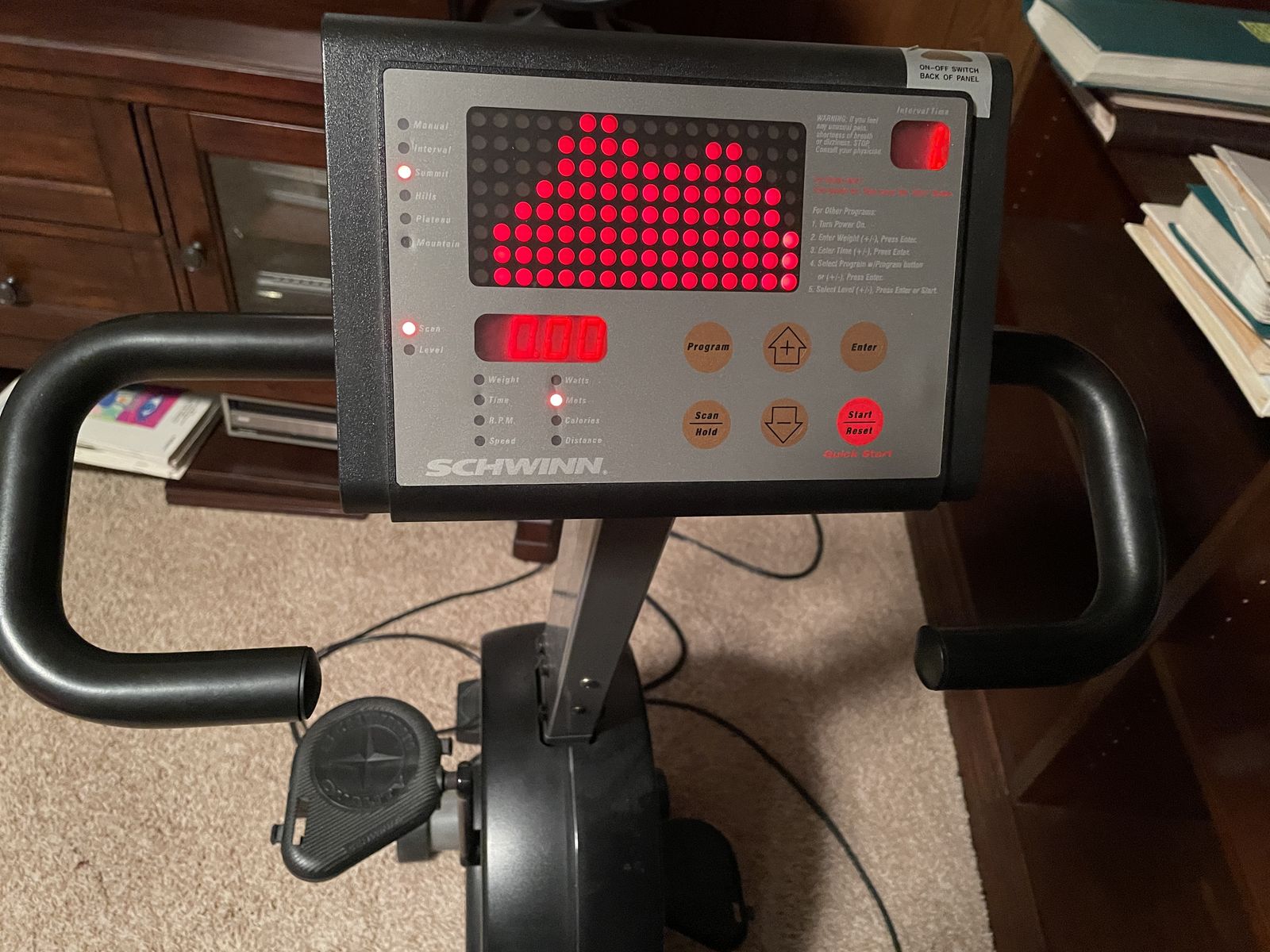 Schwinn recumbant bike
