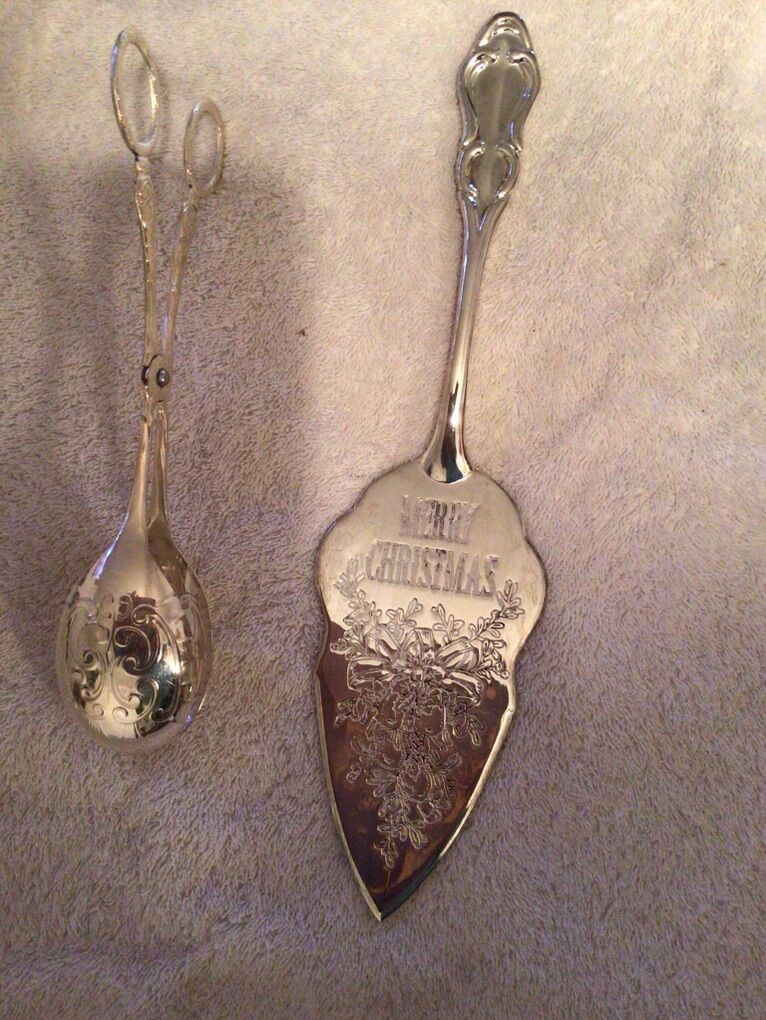 Christmas Silver Serving Ladle