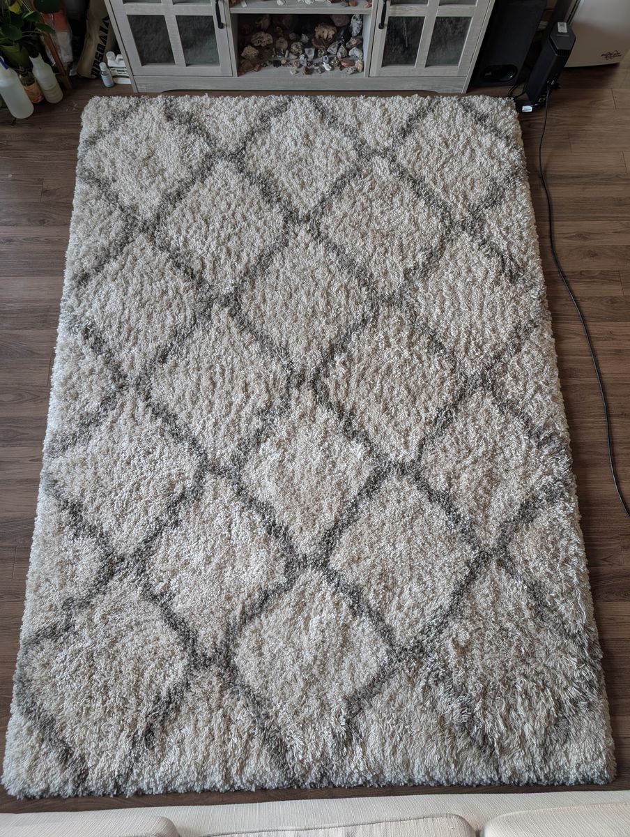Thomasville Luxury Shag Rug with Pad 5'3" x7'5"