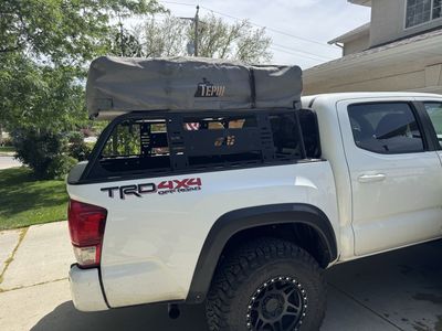 Tacoma CBI Bed Rack and Tepui Rooftop Tent