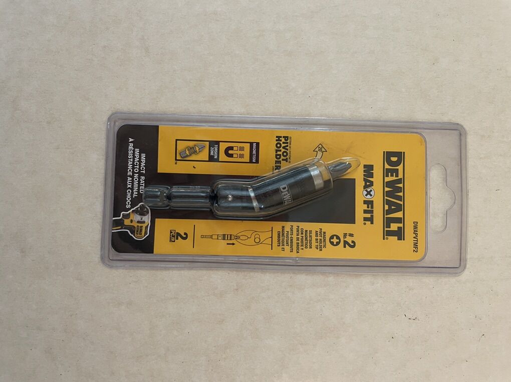 Dewalt MaxFit #2 Magnetic Pivot Holder And Bit Tip