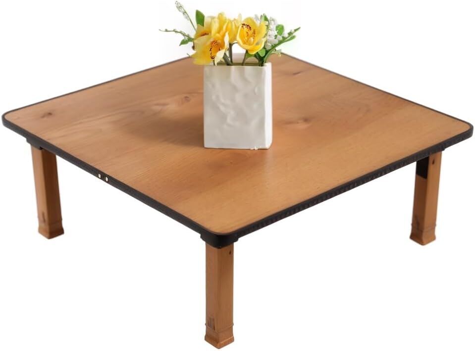 32" Japanese Floor Tables Low Table Foldable Coffee Table Foldable Low Table Low Picnic Table