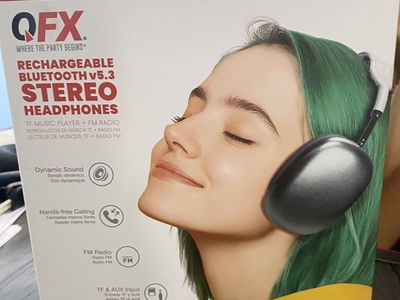 QFX Rechargeable Stero Headphones