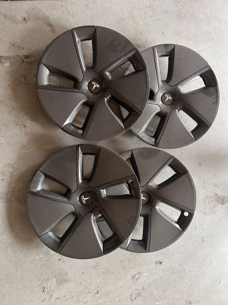 Tesla Hubcaps