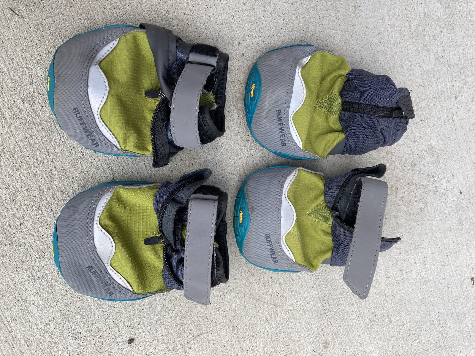 RuffWear Dog Booties Size 3.25 inches