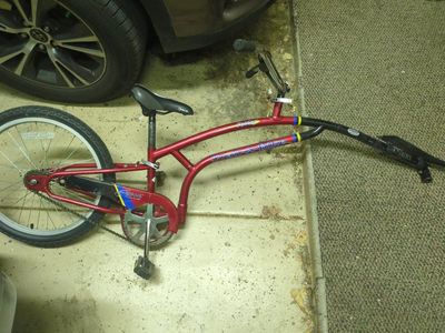 Trail-A-Bike Tag-Along Kids Bike Red