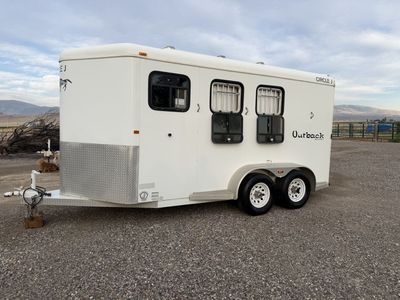 2008 Circle J Outback 50th Anniversary Enclosed Horse Trailer