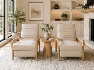 Four Hands Scandinavian Recliners – Exceptional Condition