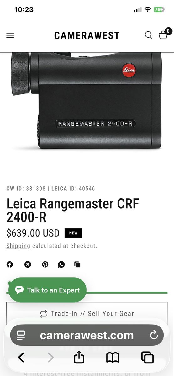LEICA RANGEMASTER CRF. 2400-R