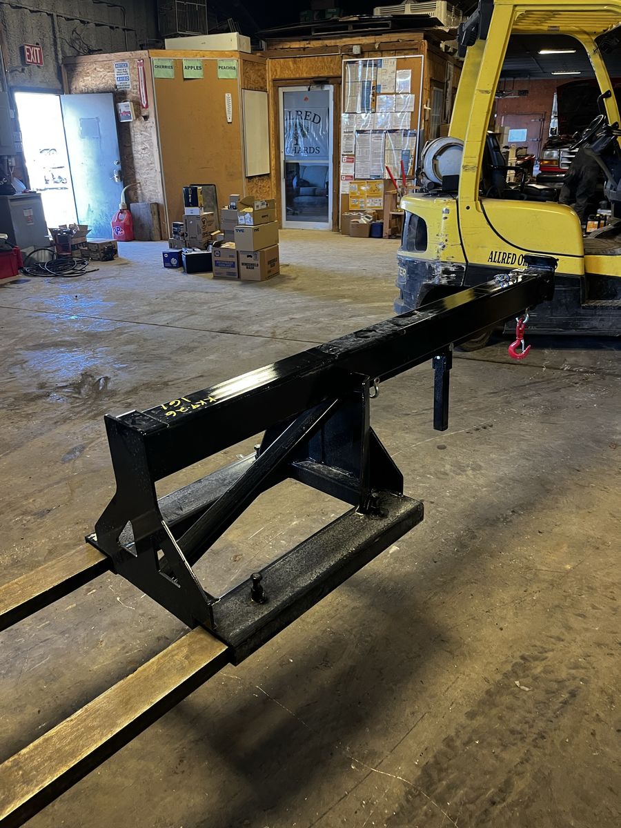 Forklift crane