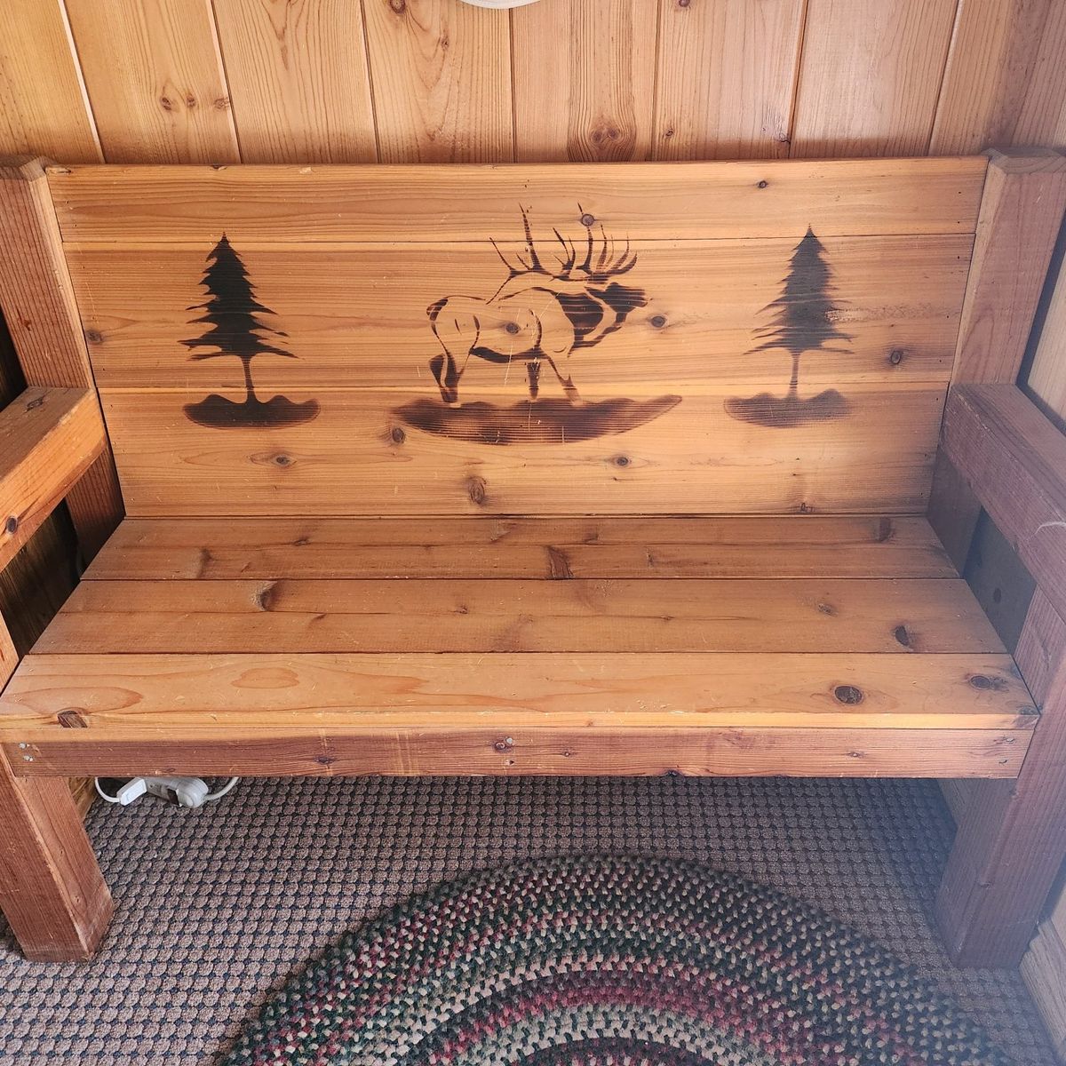 Pine Wood Bench