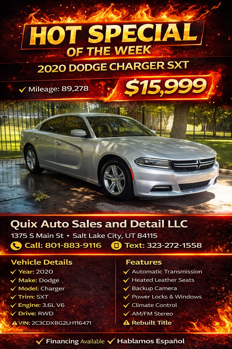 2020 Dodge Charger SXT