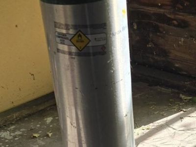 Large Oxygen Tank with Stand & Regulator – $80 OBO