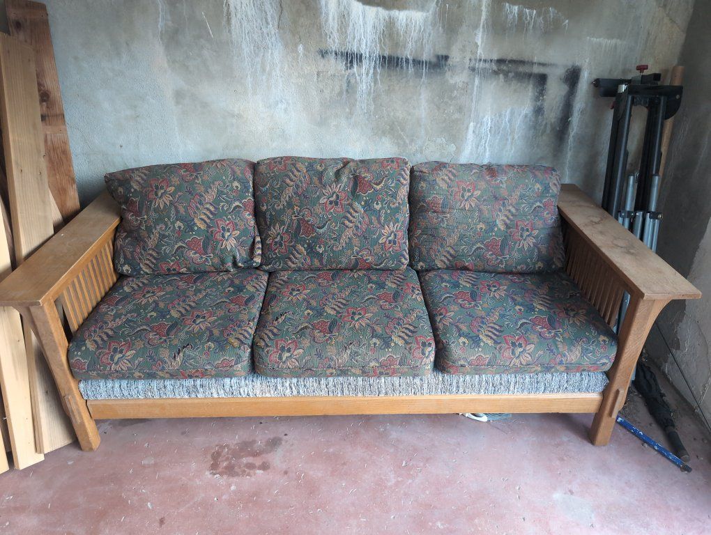 mission style couch