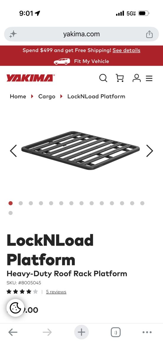 Yakima LocknLoad platform