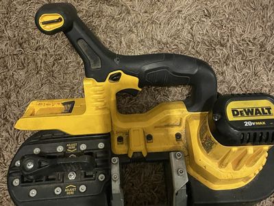 DEWALT DCS371 20V MAX Cordless Band Saw - Compact, Portable, DCB205 5.0Ah Battery Compatible