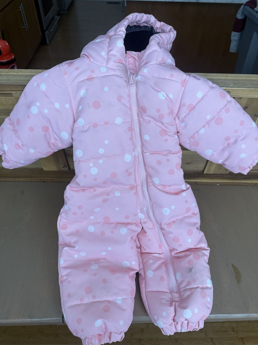 12M Pink Snowsuit