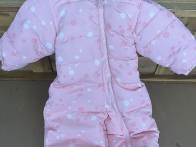 12M Pink Snowsuit