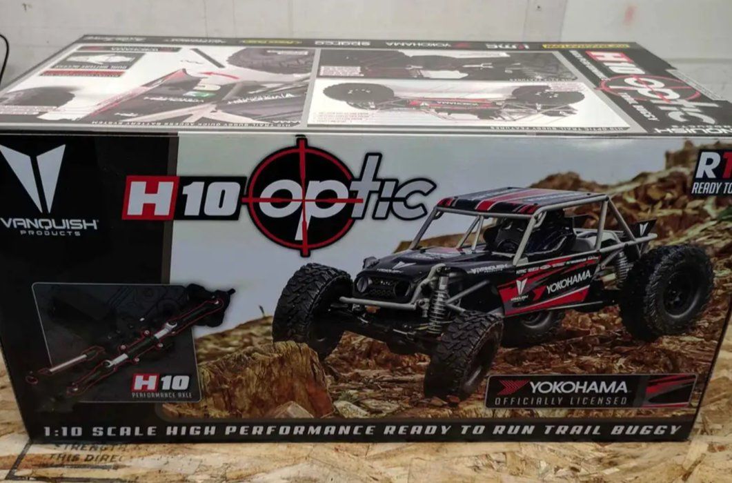 Vanquish Products H10 Optic 1:10 Scale High Performance Ready-to-Run Trail Buggy