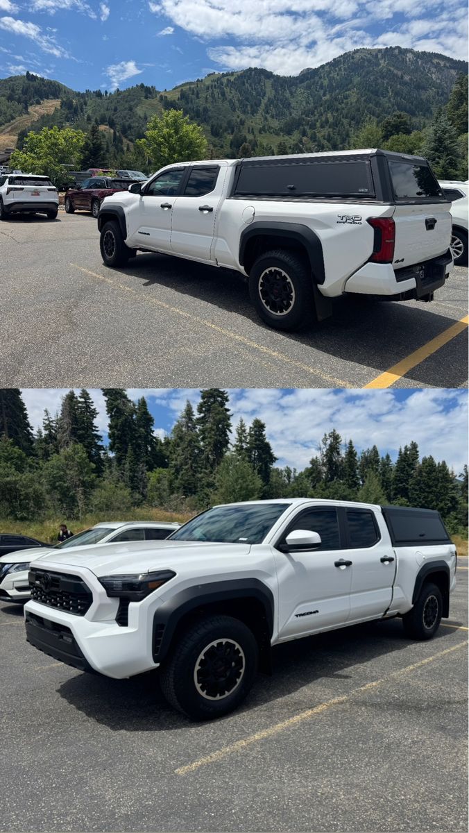 Truck Topper Shell Camper Cap for Toyota Tacoma Truck - Westin Exp. Back window locks with keyfob. 6’ bed (2024+ Tacoma).