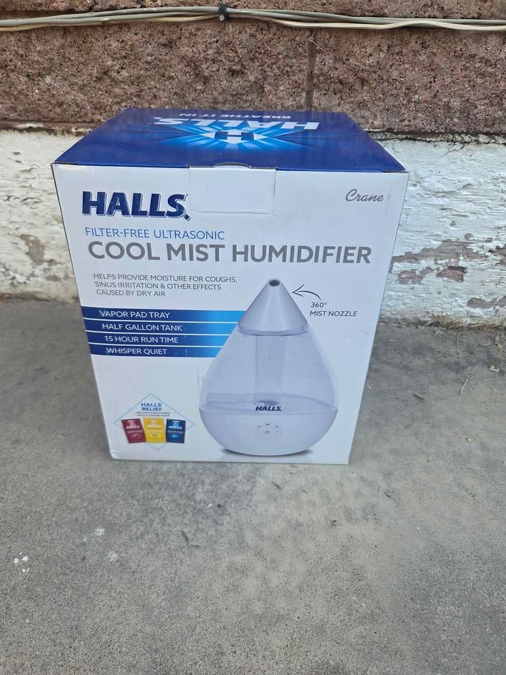 Crane x HALLS Droplet Cool Mist Humidifier