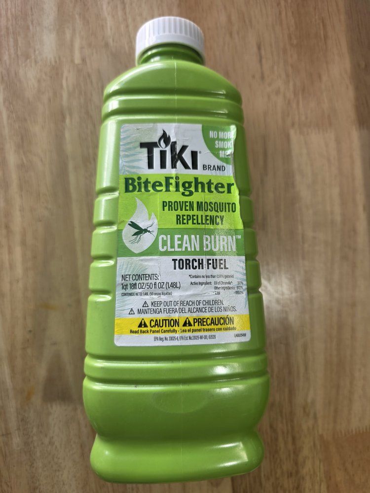Tiki BiteFighter Clean Burn Torch Fuel - 50 oz (1.48L) - Mosquito Repellency