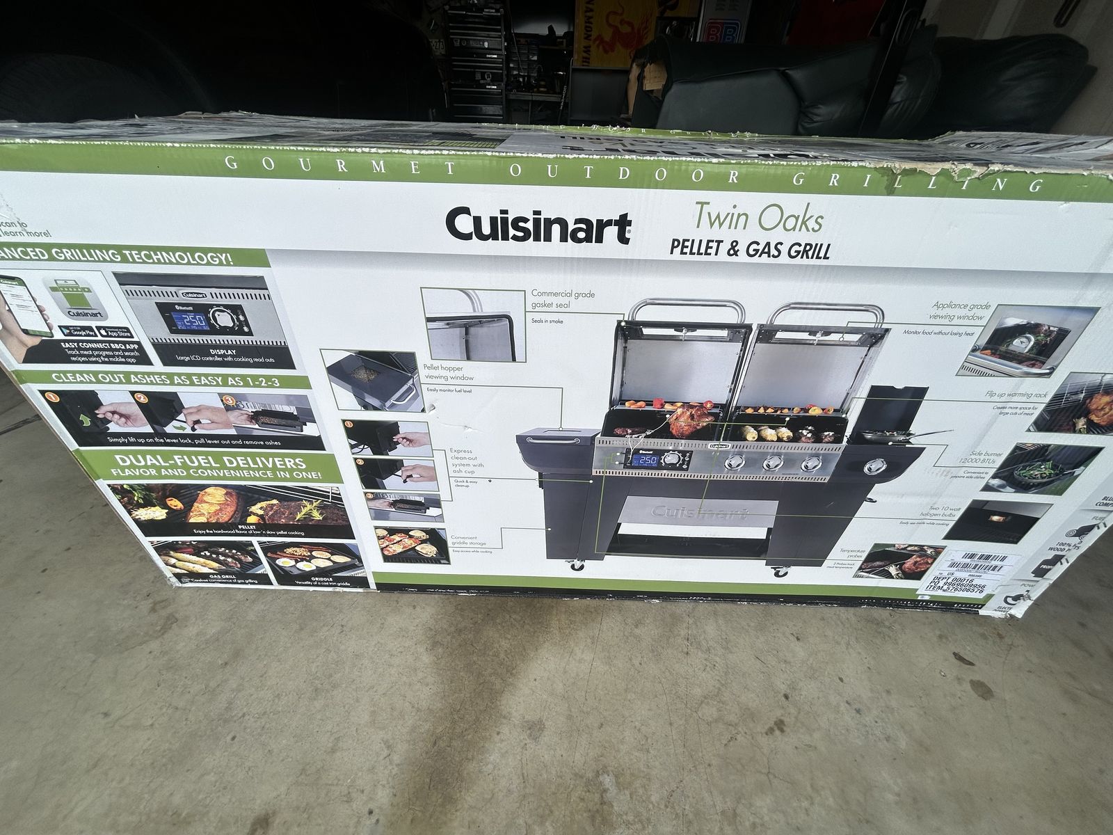 Cuisinart Twin Pellet Gas Grill