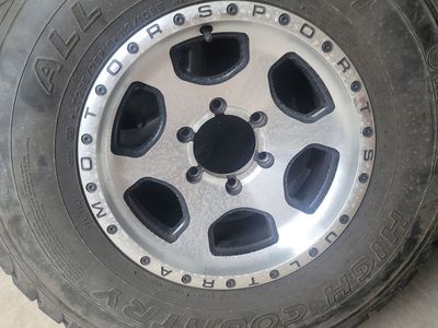 Ultra Motorsports 6-Lug Wheels & All-Terrain Tires for 1/2 Ton Chevy - Clean Set