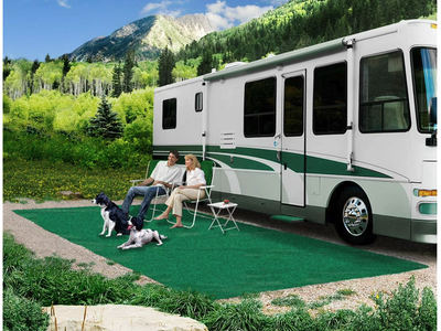 Camping RV Artificial Grass 10 foot by 30 foot. NEW in box. We paid 310 for this!