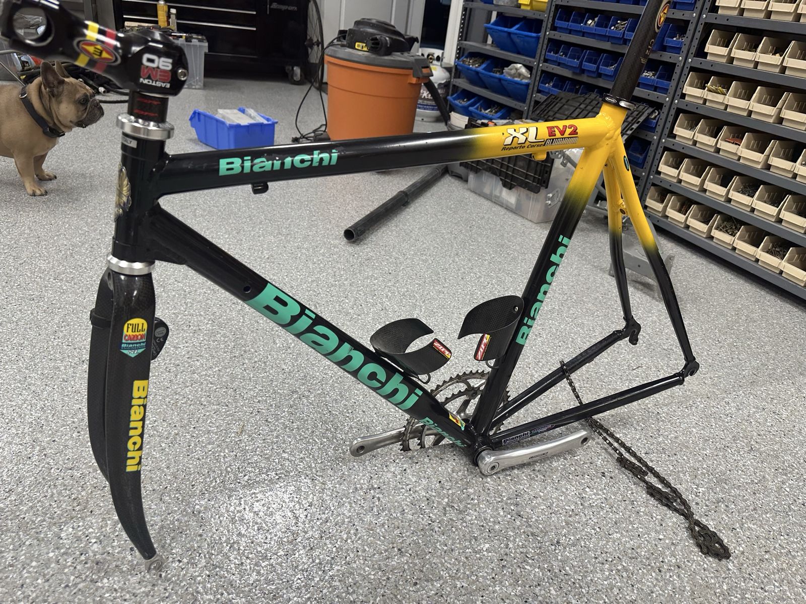 Vintage Bianchi XL EV2 Reparto Corse Rolling Project