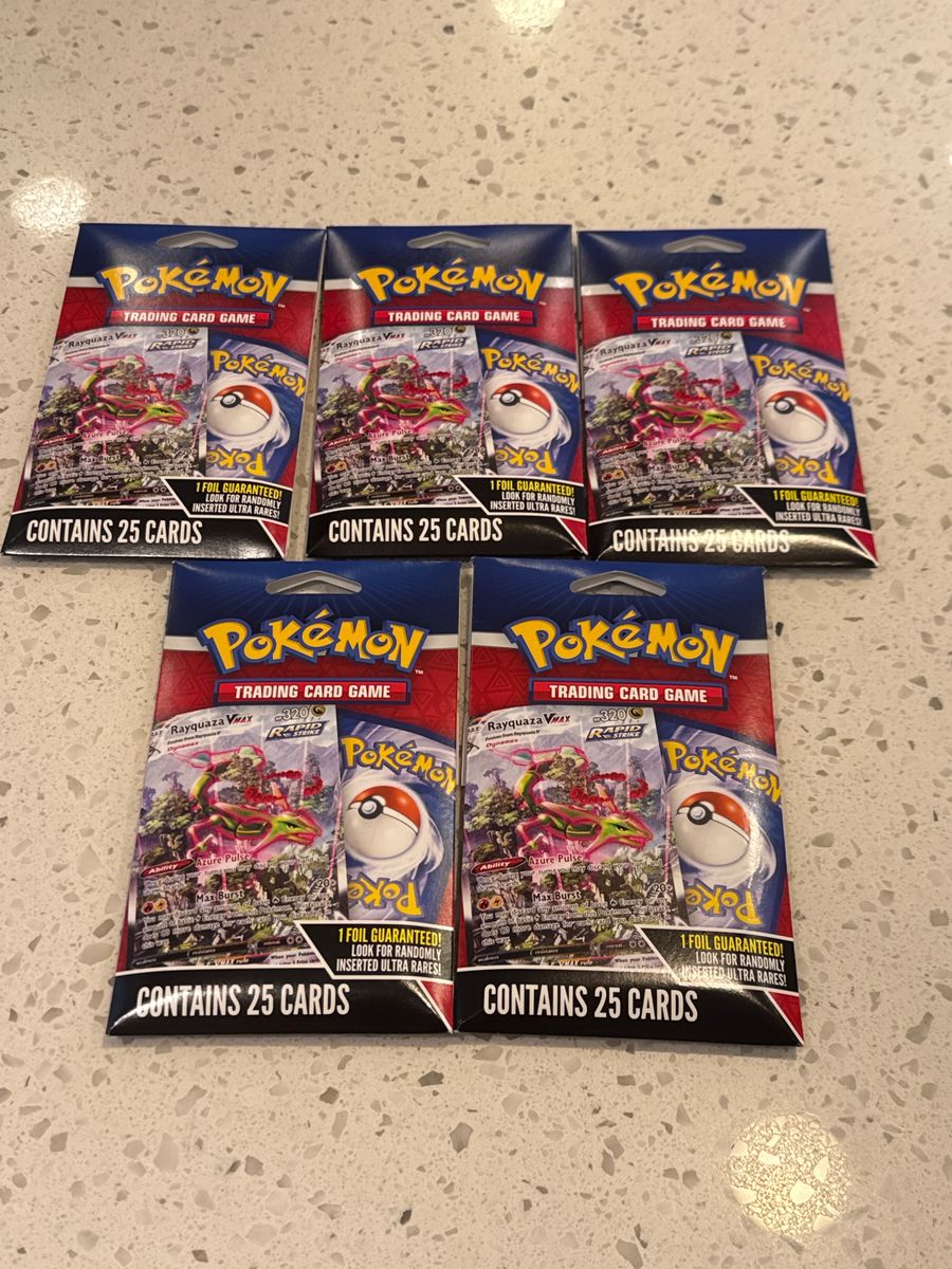Pokémon Booster Pack Lot Sealed Packs and Bundle