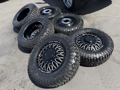 20” Arena Monarch 8 Lug 8x200 35” Patriot 295/65R20 Ford F250 F350 Ram 2500 3500
