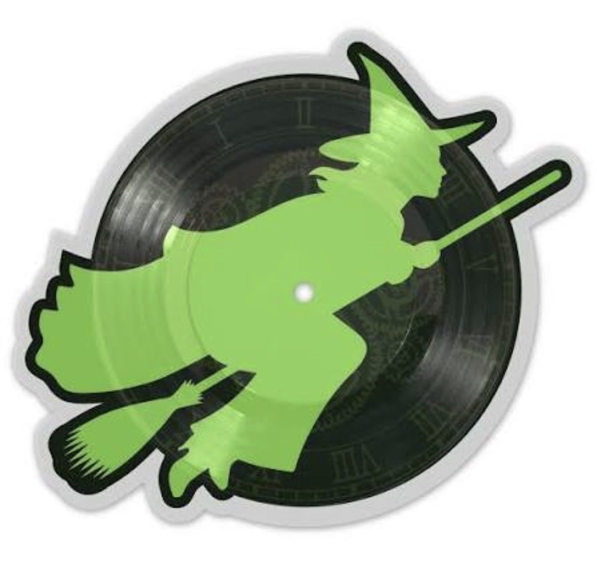 Wicked Die Cut Picture Disc Vinyl-Kristin Chenoweth & Idina Menzel-Defying Gravity & Popular-Original Broadway Cast-Indie-NEW