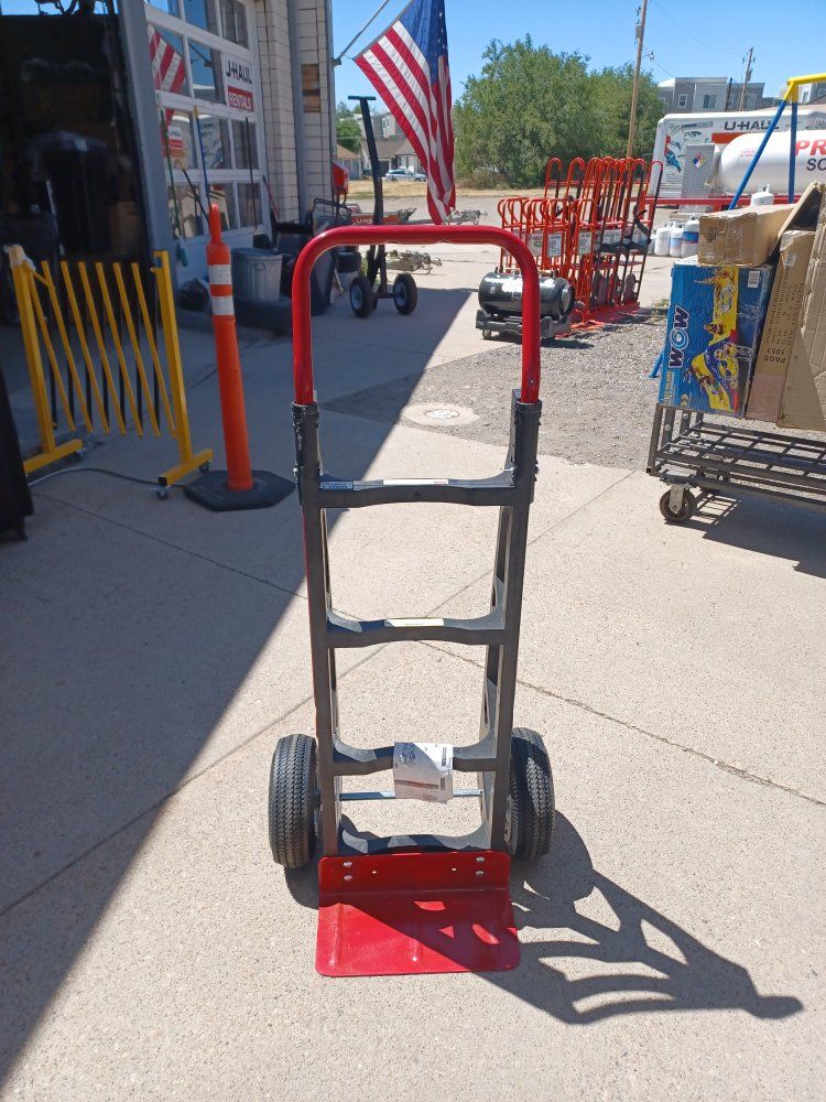 Dayton Heavy-Duty Red Hand Truck Dolly item number 4zj31 500 lb capacity