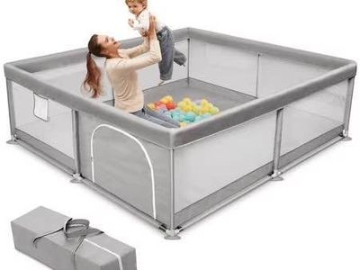 Babyeap Baby Playpen Large Play Yard Fence for Toddlers