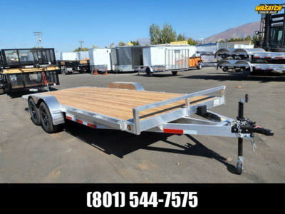 2025 Baughman Products 7X20 7K Aluminum Car Hauler Flatbed Trailer