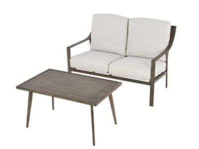 Nice Outdoor Loveseat & Coffee Table Duo Originally $448