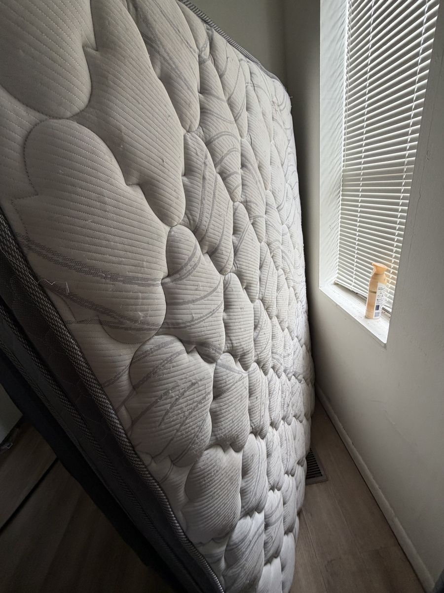 Twin mattress with box spring