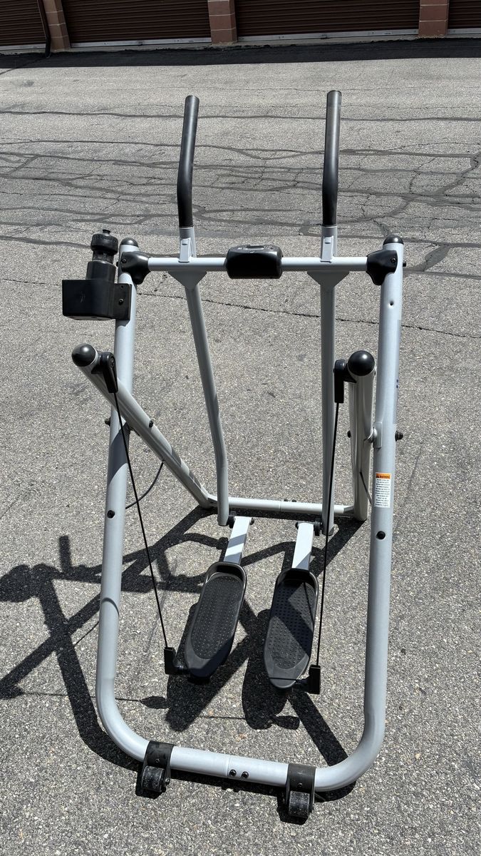 Gazelle Freestyle Glider Elliptical Machine - Foldable Home Gym Cardio Workout