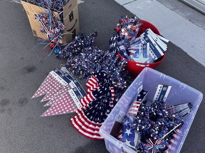 4th of July 250 YEAR ANNIVERSARY Pioneer Days VETERANS DAY Red White & Blue PARTY DECOR