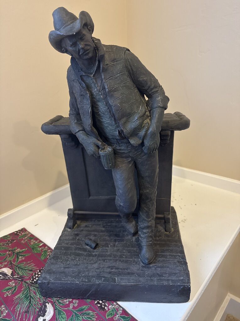 Bronze Colored Statue