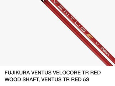 WTT Tour AD or VeloCore shafts