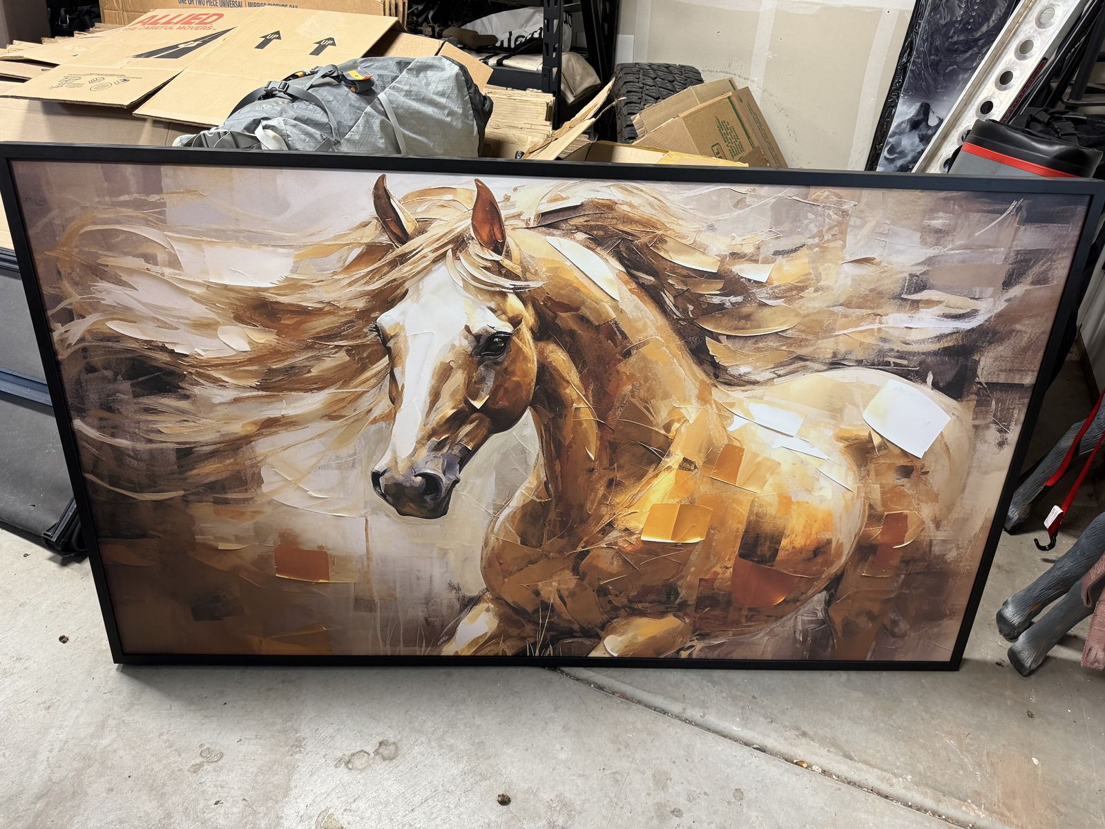 Large horse art picture/painting
