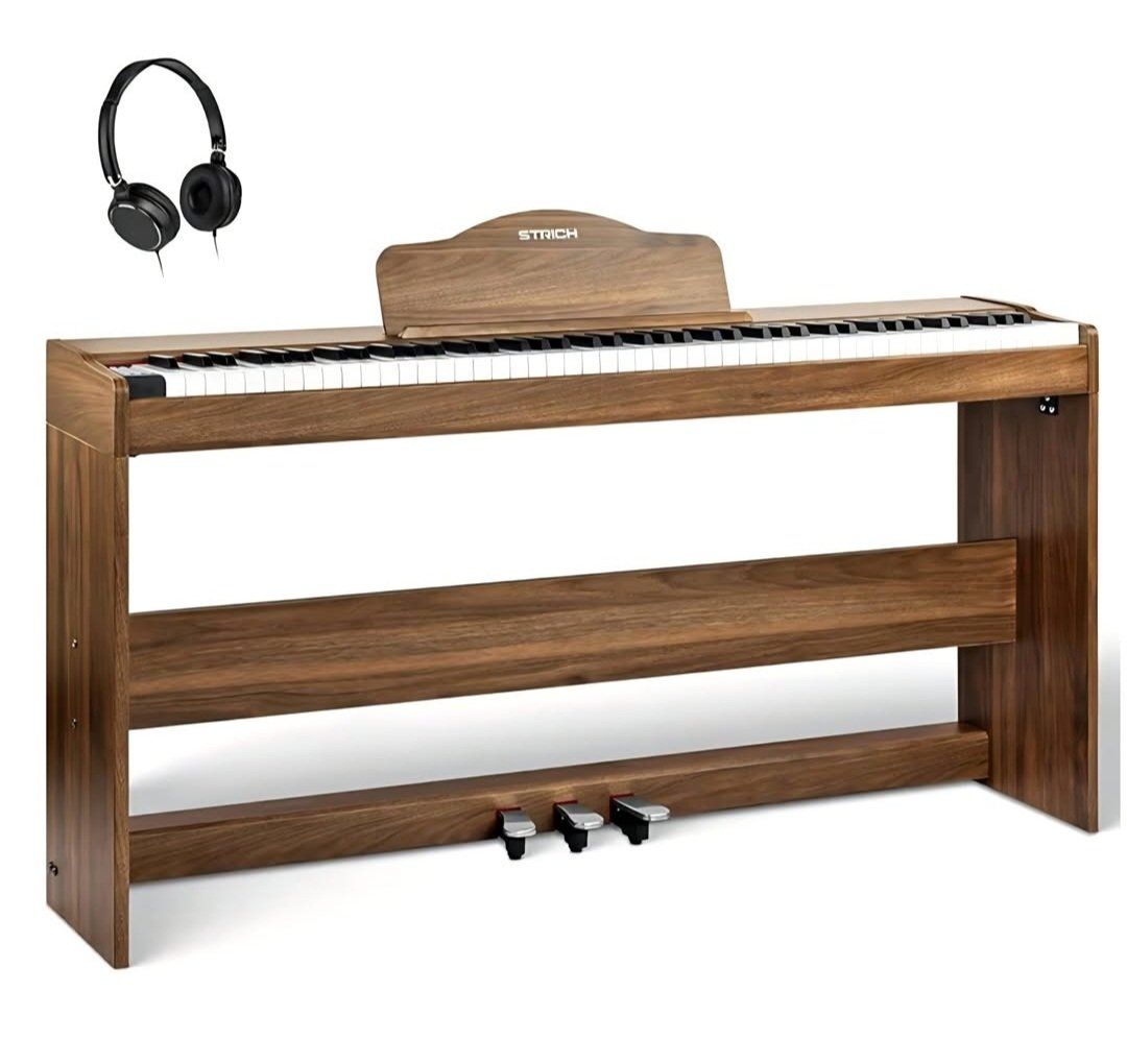 Digital Piano 88 Keys, Hammer-Action Weighted Keyb