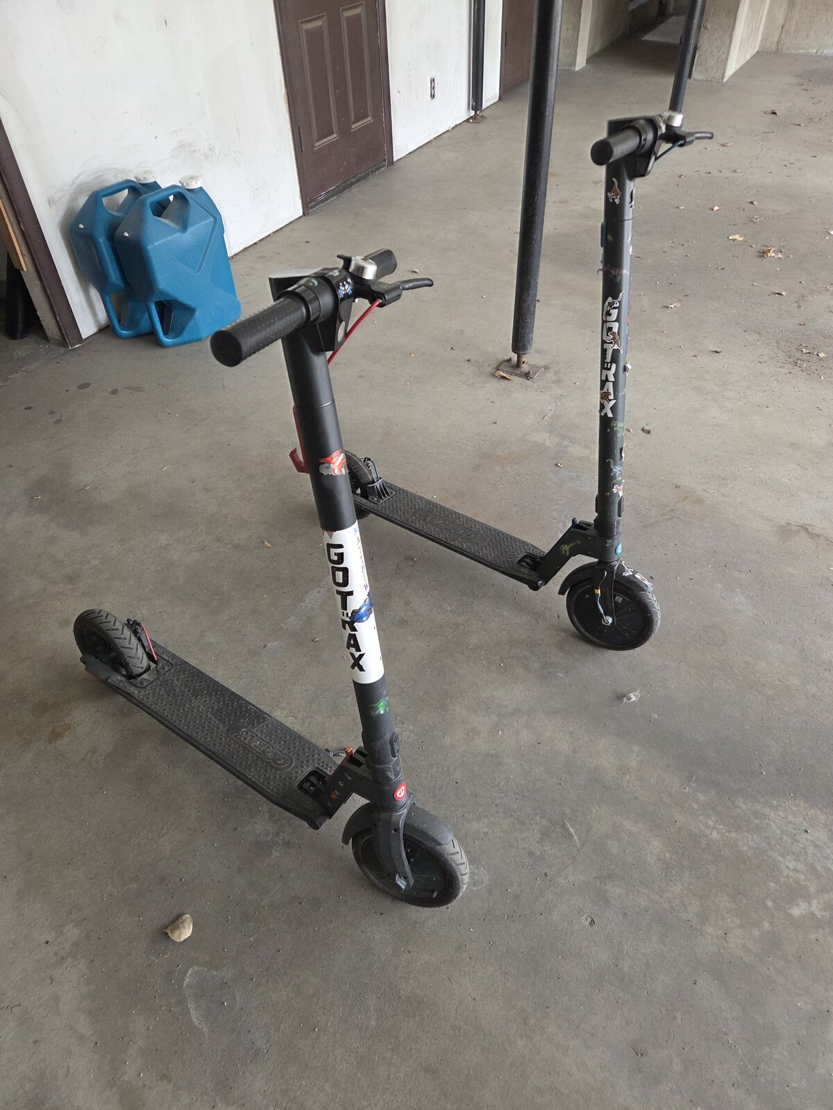 2 go trax electric scooters with chargers 300 for both