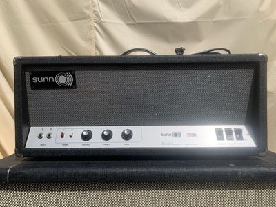 1968 SUNN 200S Amp head. 2x6550/KT88. Serviced. Fully functional. Noel Redding