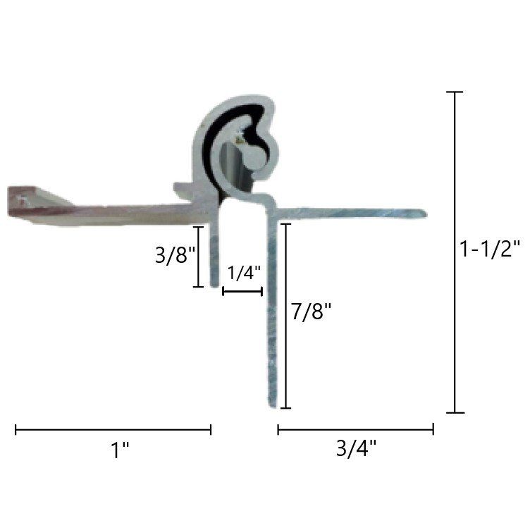 Teardrop Trailer hatch hinge