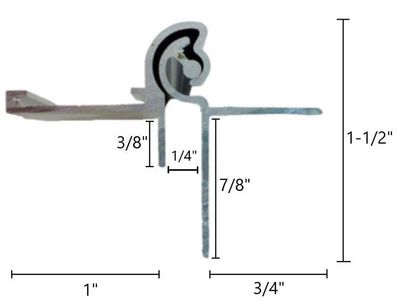 Teardrop Trailer hatch hinge