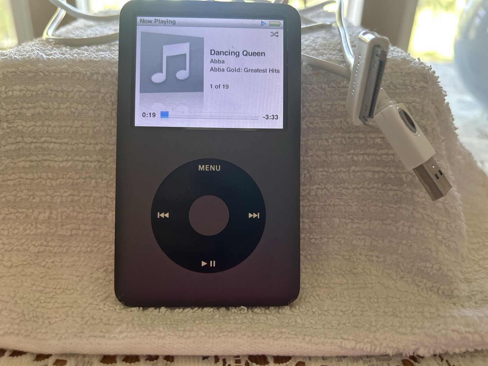 Apple iPod Classic Portable Media Player with USB Cable