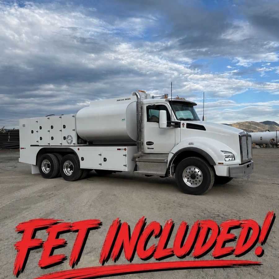 NEW 2025 Kenworth T880 with 2026 Valew fuel and lube body 2000 GAL Diesel Fuel and Lube Truck - FET INCLUDED